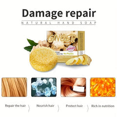 Ginger Shampoo Soap Refreshing Control Shampoo Bar Plant Hair Care