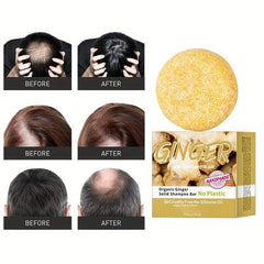 Ginger Shampoo Soap Refreshing Control Shampoo Bar Plant Hair Care