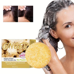 Ginger Shampoo Soap Refreshing Control Shampoo Bar Plant Hair Care