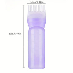 Hair Dyeing Bottle Brush Comb Scalp Care Hairdressing Coloring Styling Tool