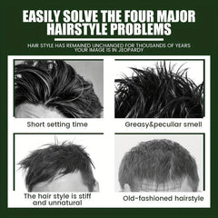 Long Lasting Hair Styling Pomade Strong Hold Non Greasy Product