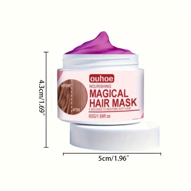 60g Keratin Repair Hair Mask Steam for Dry Damaged Hair