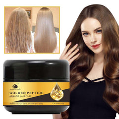 Golden Peptide Water Smoothing Hair Mask Repairs Split Ends Healthy Hair