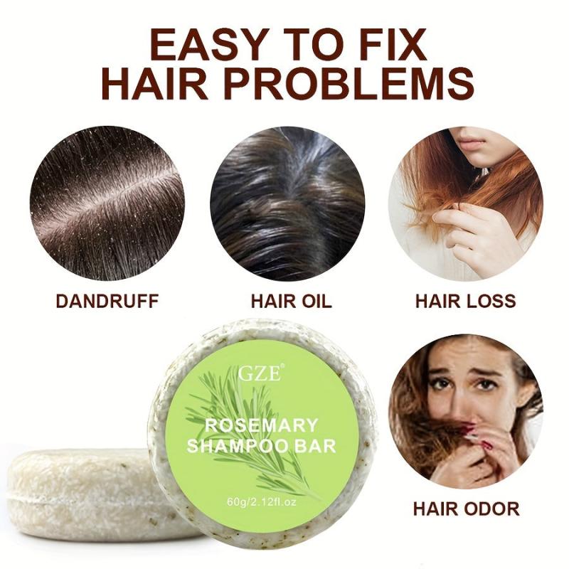 Rosemary Shampoo Soap Deep Cleansing Control Beauty Hair Care Hair Strengthens