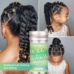 75g Natural Glycerin Hair Wax Stick for Smooth Hair Finish