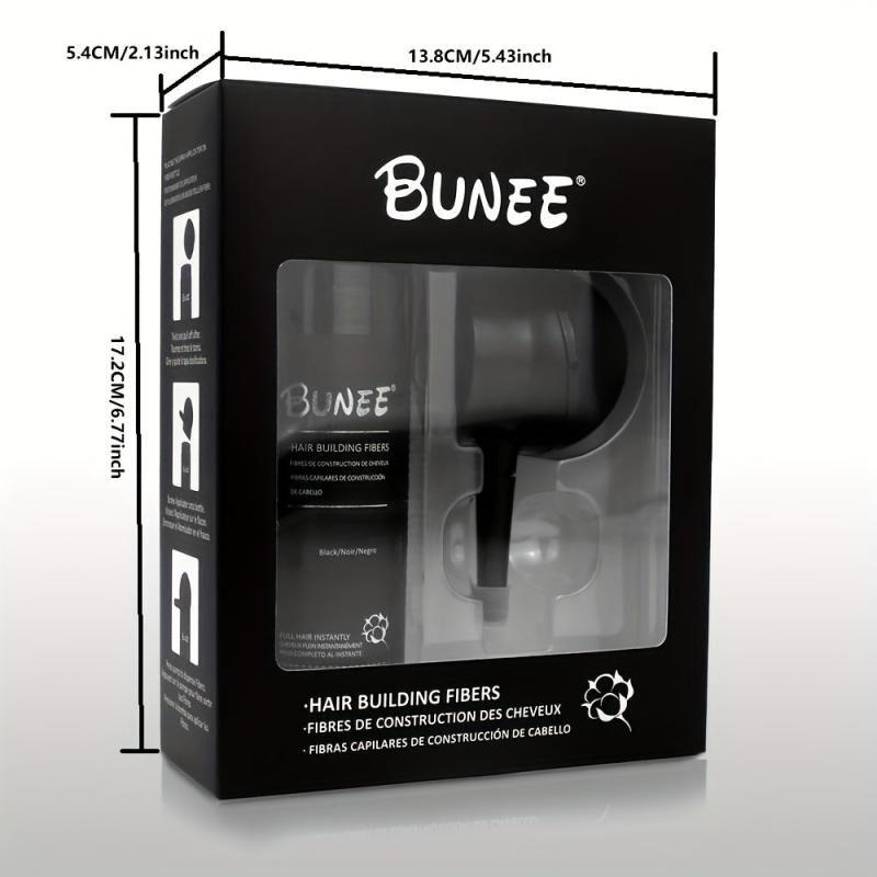 Hair Building Fibers Kit with Spray Applicator Pump Nozzle