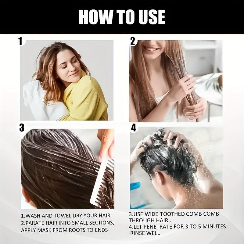 Keratin Hair Mask Repair Hair Root Deep Conditioner Hydrating Masque