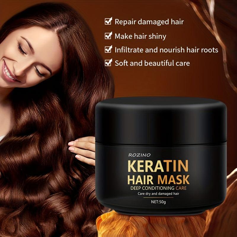 Keratin Hair Mask Repair Hair Root Deep Conditioner Hydrating Masque