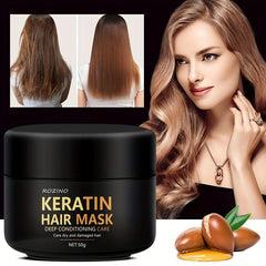 Keratin Hair Mask Repair Hair Root Deep Conditioner Hydrating Masque