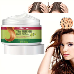 Tea Tree Hair Cream for Dense Hair 1.76oz