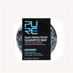 Bamboo Charcoal Shampoo Soap Hair Darkening Bar