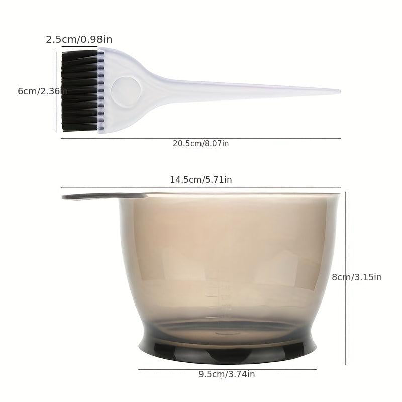 Hair Coloring Dyeing Kit Brush Comb Mixing Bowl Hairdressing Tint Tool Set