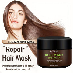 50g Rosemary Hair Mask for Dry & Fragile Hair - Moisturizing & Smoothing