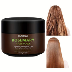 50g Rosemary Hair Mask for Dry & Fragile Hair - Moisturizing & Smoothing
