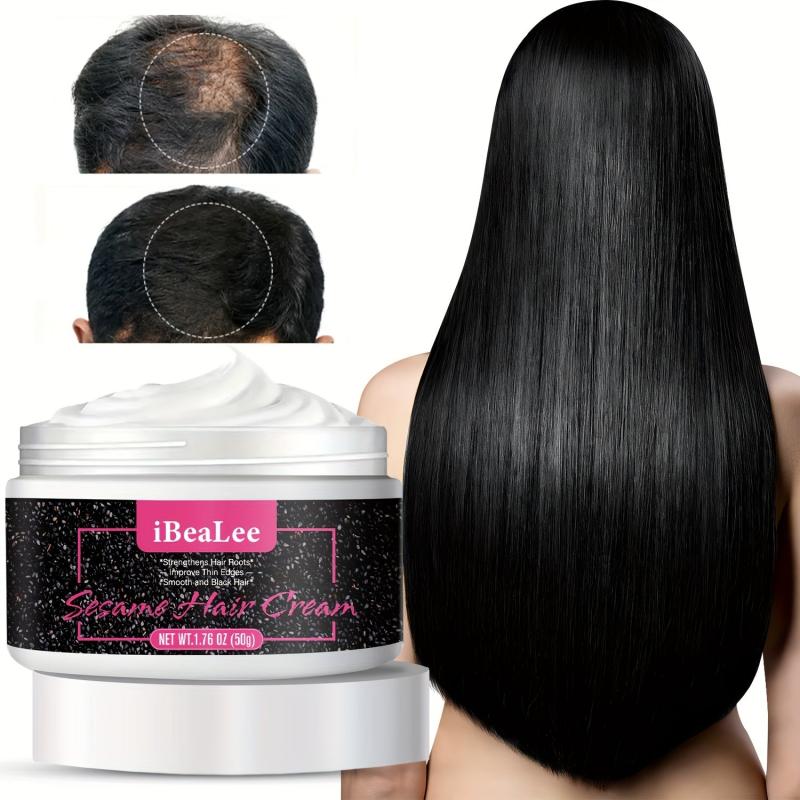 Sesame Hair Cream - Repairs Split Ends & Damaged Hair - Deeply Moisturizes Hair