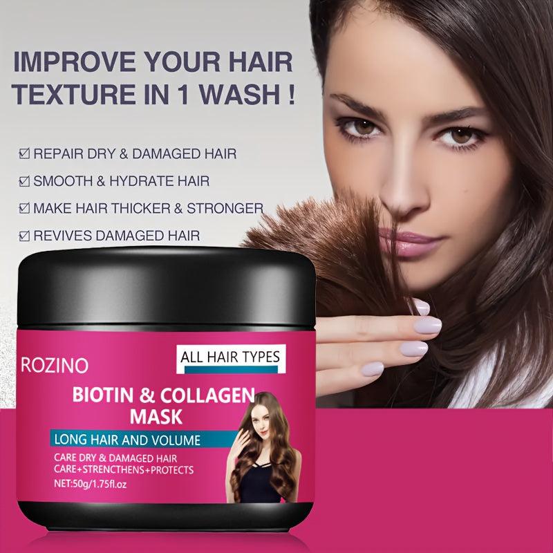 50g Biotin & Collagen Hair Mask for Stronger, Thicker Hair