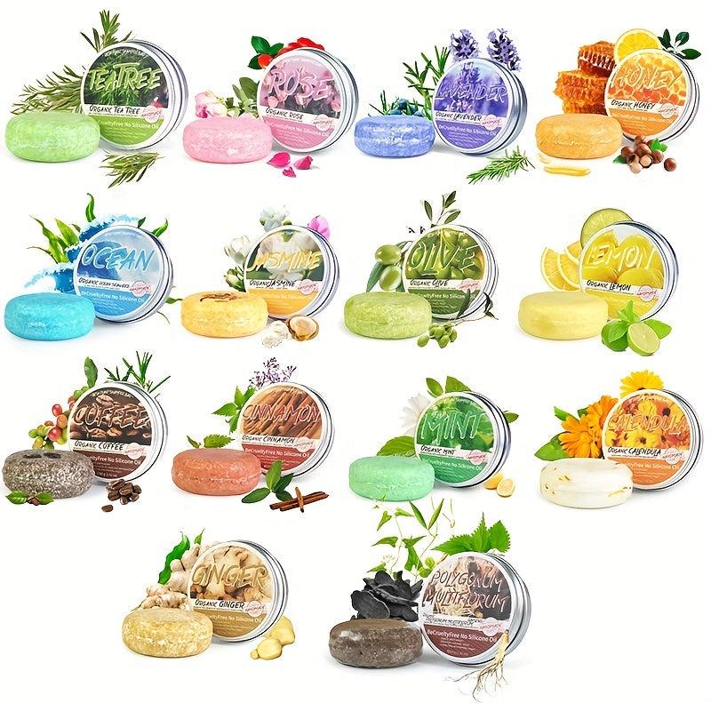 Organic Plant Essential Shampoo Soap for Men and Women
