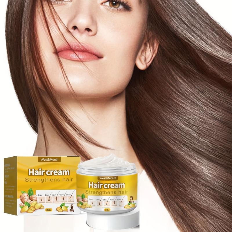 Ginger Hair Cream Moisturizing Scalp Massage Hair Care Plant Formula