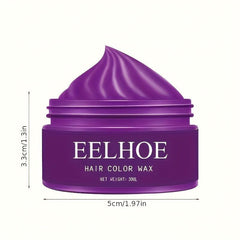 Temporary Hair Dye Wax With 8pcs Hair Dye Tools Washable Hair Coloring Wax