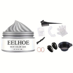 Temporary Hair Dye Wax With 8pcs Hair Dye Tools Washable Hair Coloring Wax