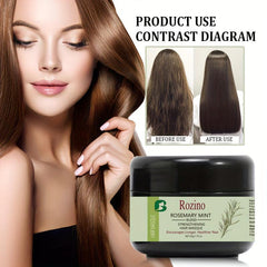 50ml Rosemary Mint Hair Mask for Dry & Damaged Hair, Deep Conditioning Treatment