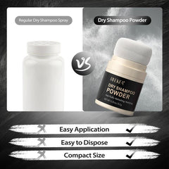 Vegan Dry Shampoo Powder Root Fuller Look Refreshing Hair