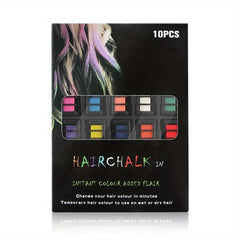 10pcs Colorful Hair Dye Chalk Comb Set for Halloween Party