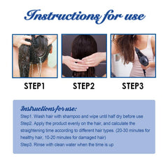 100ml Protein Hair Cream Repair Texture Smoothing Dryness Prevention