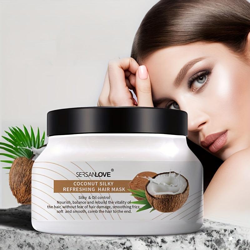 Coconut & Olive Hair Mask for Dry and Frizzy Hair