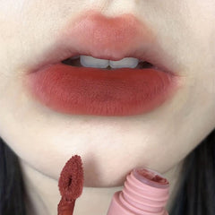 Nude Matte Lipstick Soft Velvet Lip Glaze Long-Lasting Lipstick