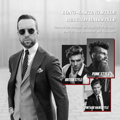 Men's Hair Clay Pomade Medium Hold Matte Finish Hair Wax