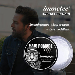 Men's Hair Clay Pomade Medium Hold Matte Finish Hair Wax