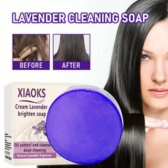 Lavender Shampoo Soap Clean Scalp Control Moisturize