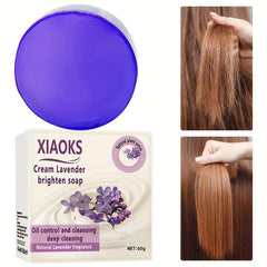 Lavender Shampoo Soap Clean Scalp Control Moisturize