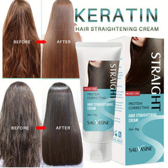 Protein Correcting Hair Straightening Cream 50g Smoothing Hair Care