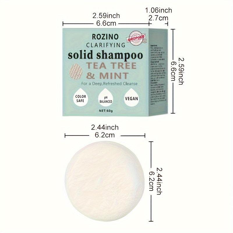 Tea Tree Mint Shampoo Bar Healthy Hair Root to Tip