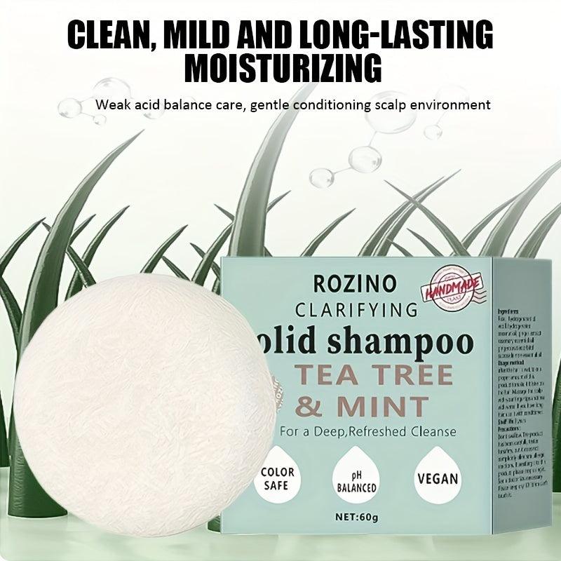 Tea Tree Mint Shampoo Bar Healthy Hair Root to Tip