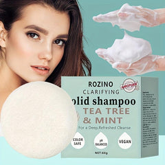 Tea Tree Mint Shampoo Bar Healthy Hair Root to Tip