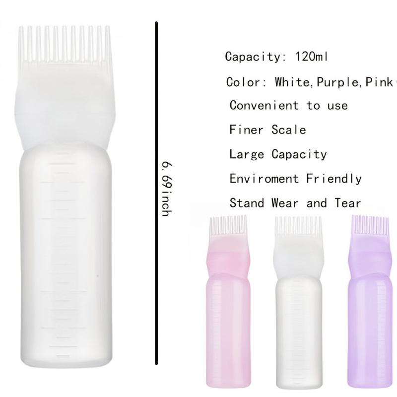 Hair Dye Applicator Brush Bottles for Home Beauty Salon Supplies