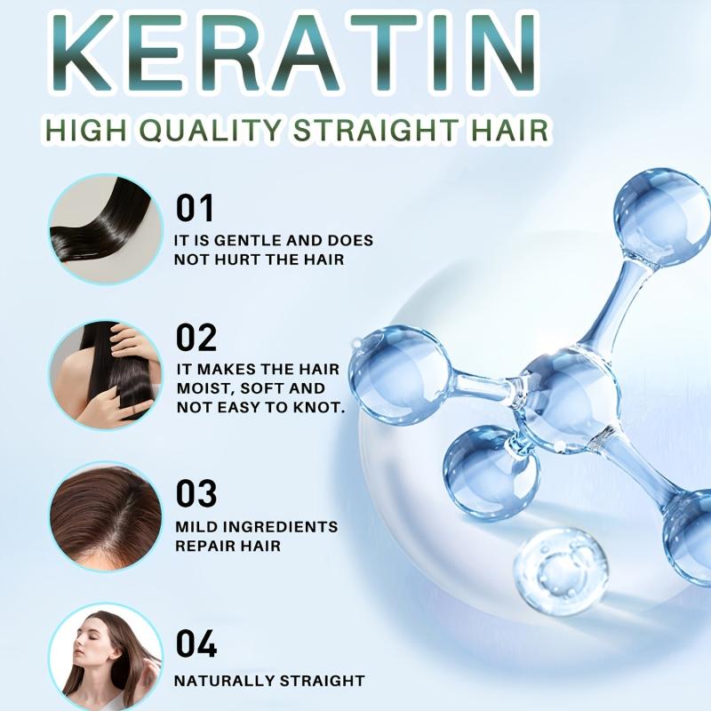 Keratin Hair Straightener Cream for All Hair Types