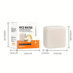 2-in-1 Fermented Rice Water Shampoo Bar
