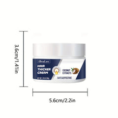 Coconut Extract Hair Thicker Cream Moisturizing Scalp Massage Hair Care