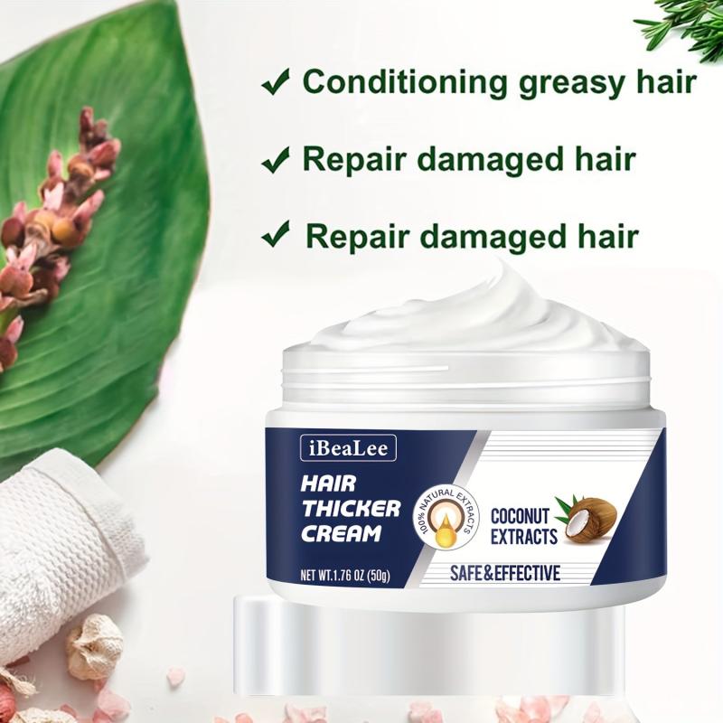 Coconut Extract Hair Thicker Cream Moisturizing Scalp Massage Hair Care