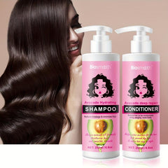 Avocado Shampoo & Conditioner Set with Shea Butter & Argan Oil