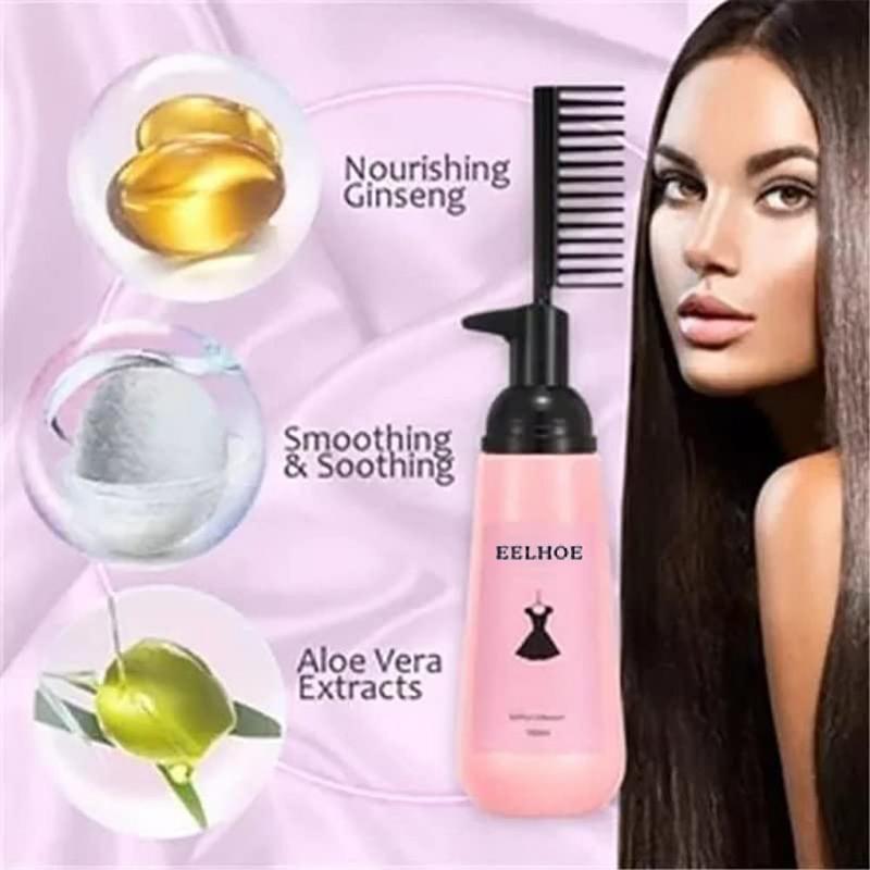 150ml Curly Hair Straightening Cream, Smoothing & Portable Styling Cream