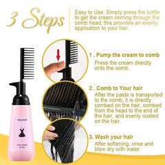 150ml Curly Hair Straightening Cream, Smoothing & Portable Styling Cream