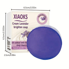 Natural Lavender Shampoo Soap - Cleanse Scalp & Hair, Fresh & Fluffy