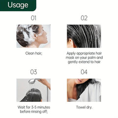Ginseng Lavender Hair Mask for Repairing Dry Damaged Hair