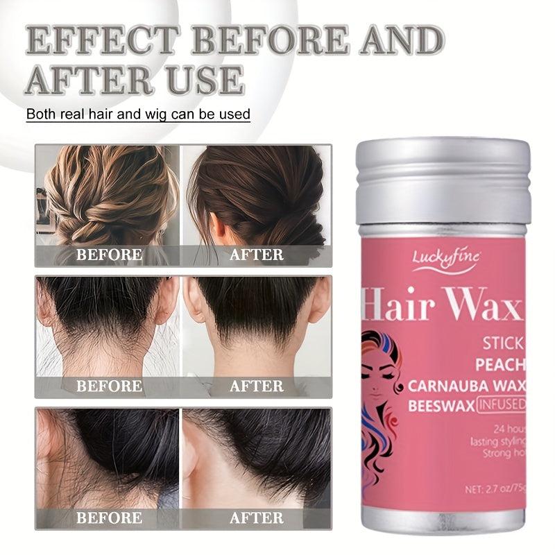 Hair Finishing Wax Rod Non-Greasy Long Lasting Styling Compact Portable