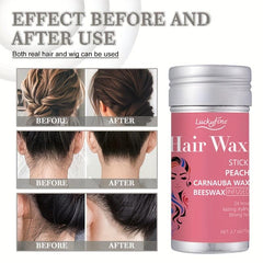 Hair Finishing Wax Rod Non-Greasy Long Lasting Styling Compact Portable